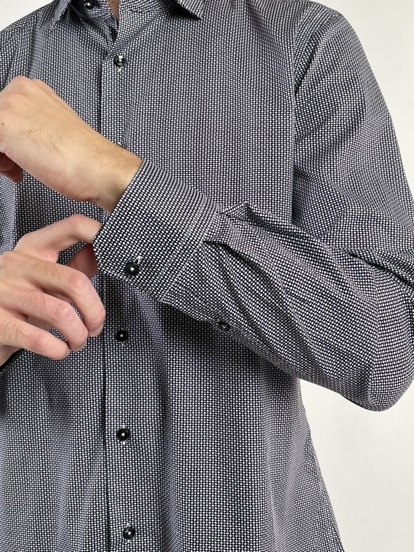 Camicia manica lunga Xacus - azzurro