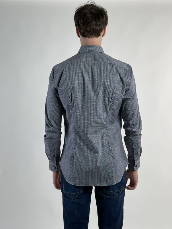Camicia manica lunga Xacus - azzurro