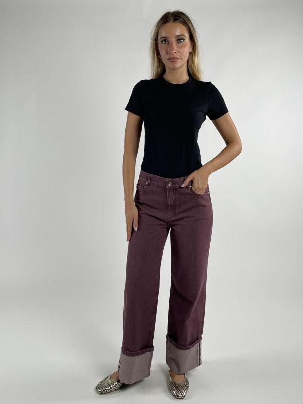 Pantalone jeans Iblues - malva