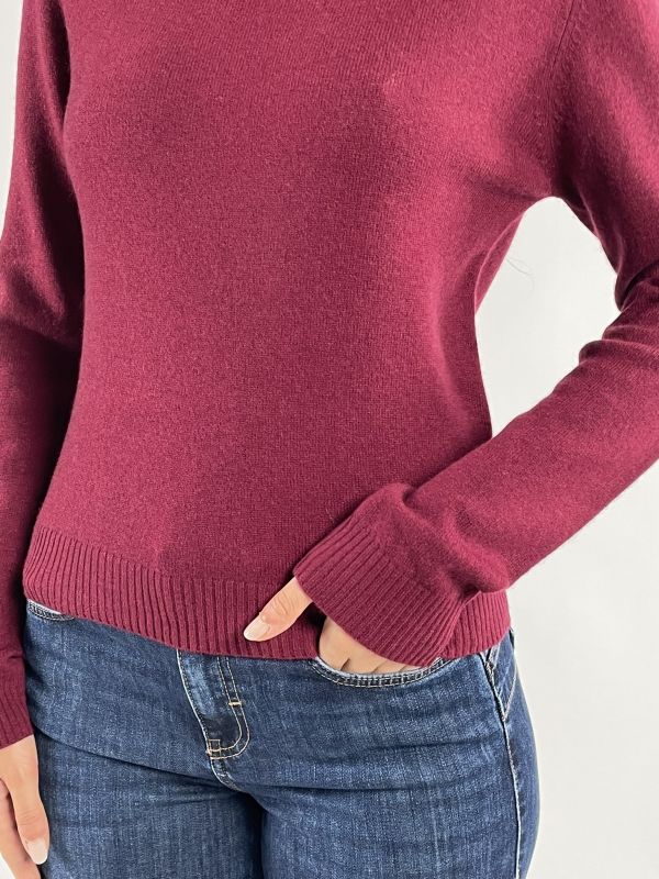 Pullover manica lunga Iblues - bordeaux