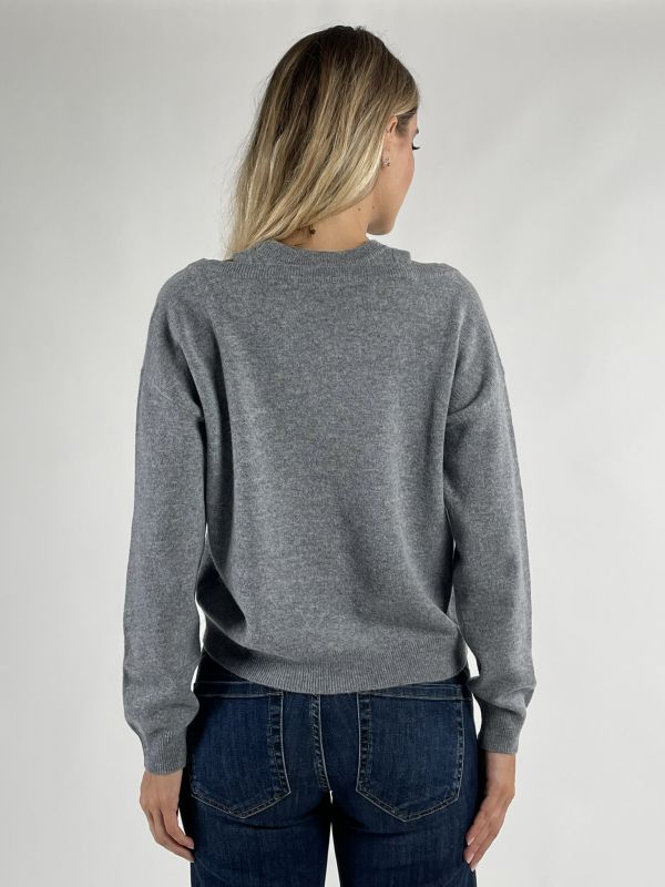 Maglia manica lunga Iblues - grey melange