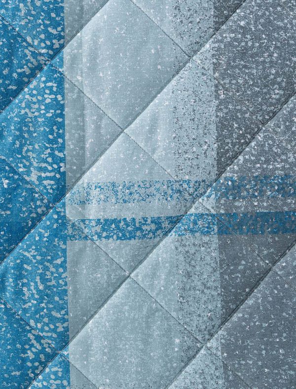 Quilt 1 piazza e mezza Caleffi - blu
