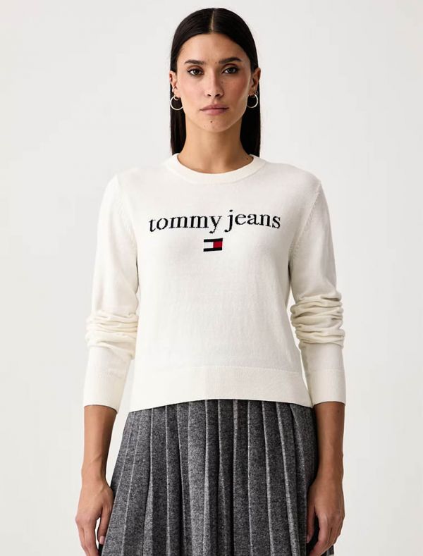Pullover manica lunga Tommy Jeans - blu
