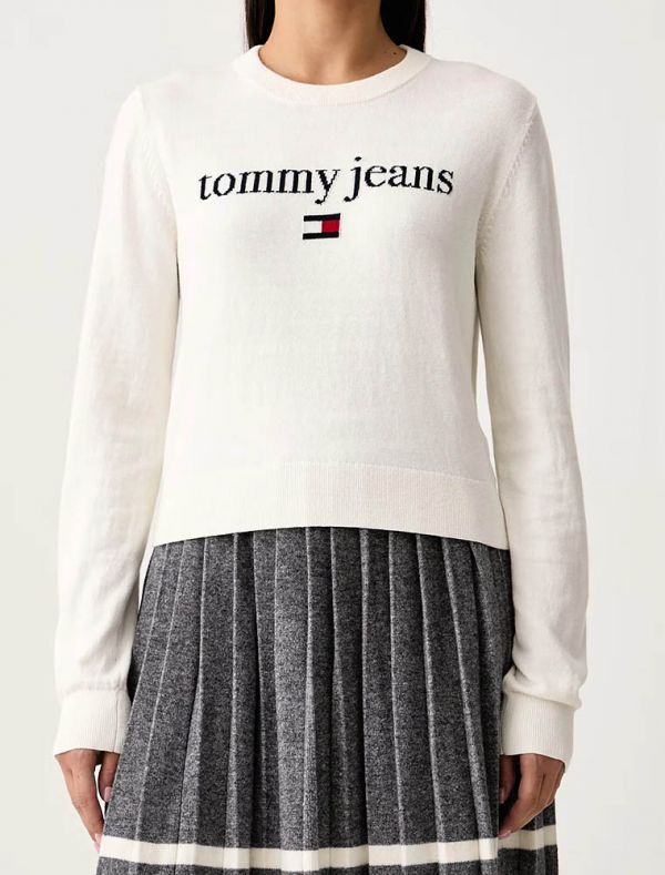 Pullover manica lunga Tommy Jeans - blu