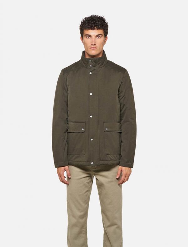 Giaccone imbottito Geox - olive night