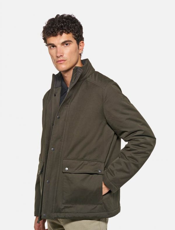 Giaccone imbottito Geox - olive night