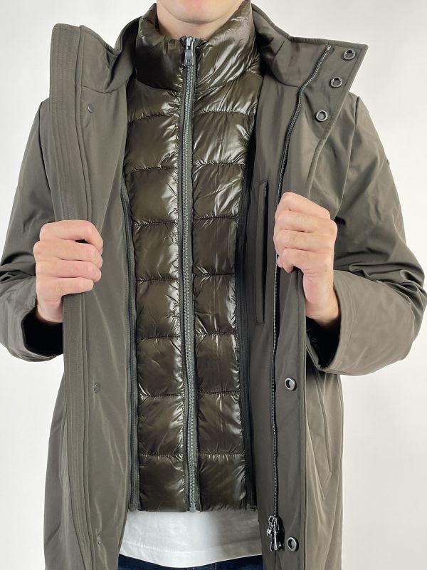 Giaccone Geox - olive night