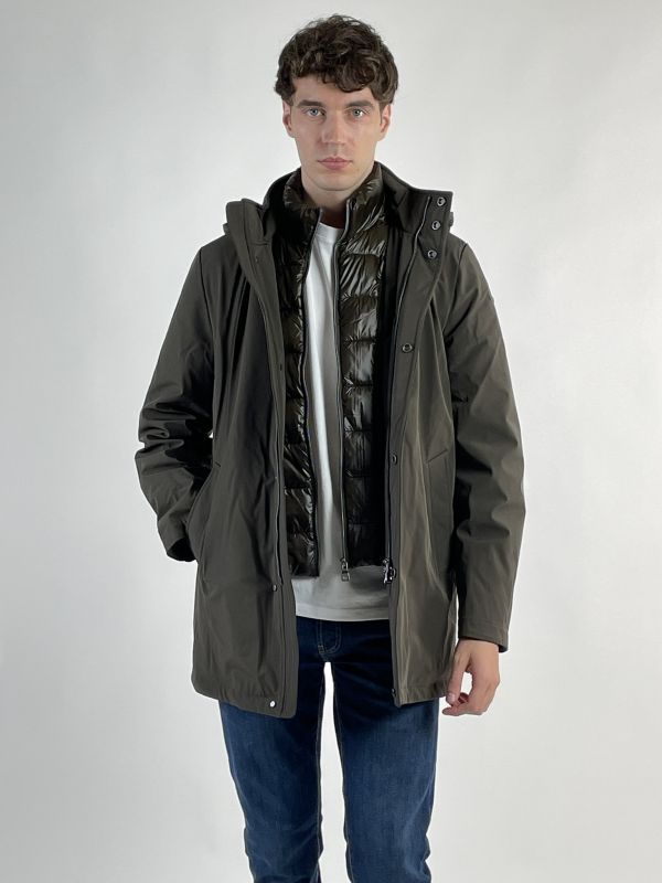 Giaccone Geox - olive night