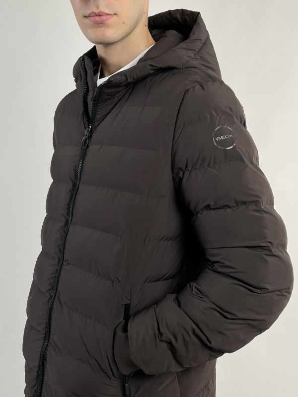 Giaccone imbottito Geox - marrone