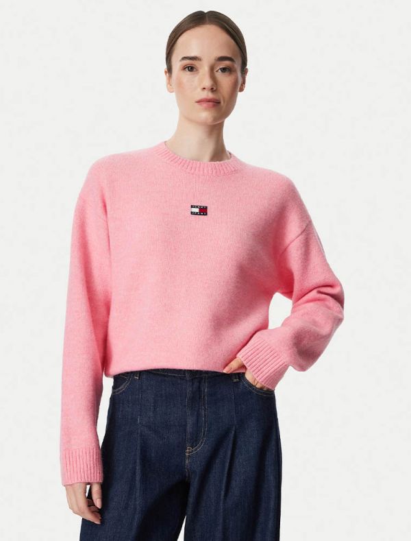 Pullover manica lunga Tommy Jeans - pink