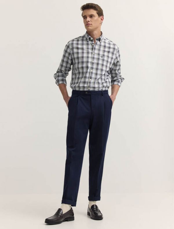 Camicia manica lunga casual Bugatti - verde