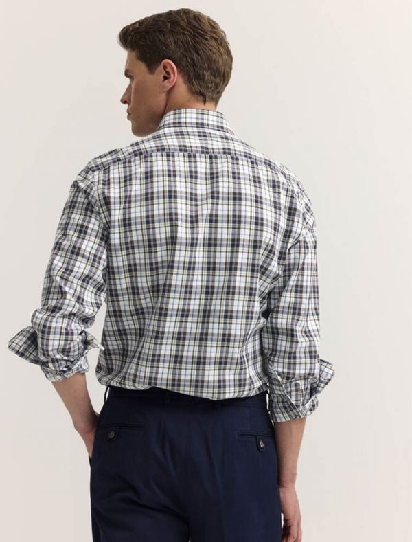 Camicia manica lunga casual Bugatti - verde