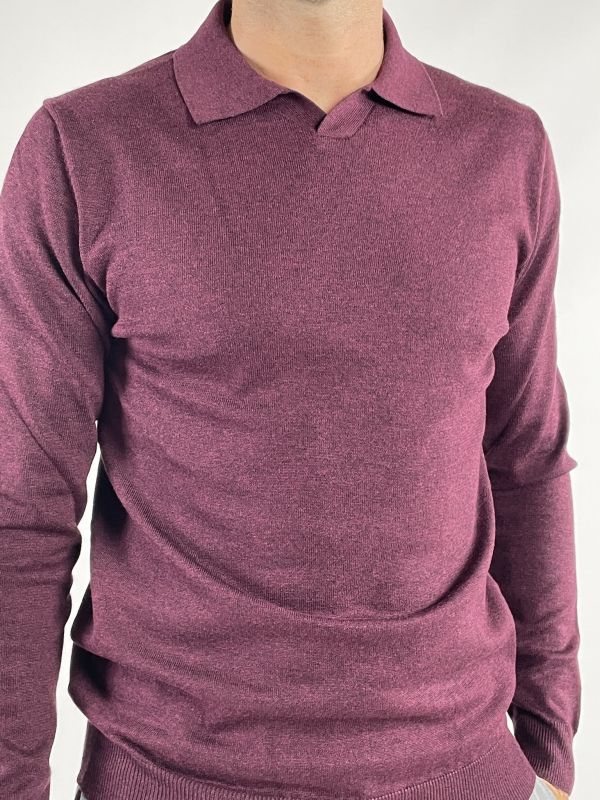 Maglia manica lunga Seinse - bordeaux