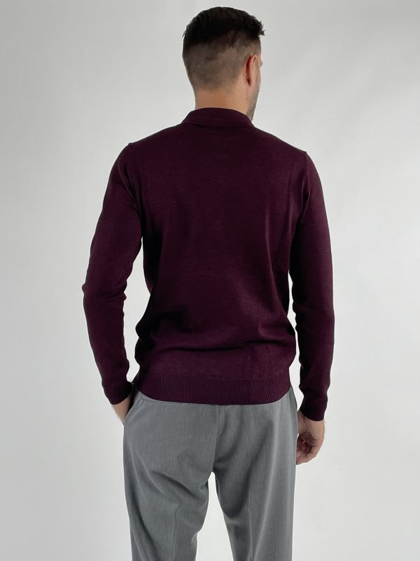 Maglia manica lunga Seinse - bordeaux