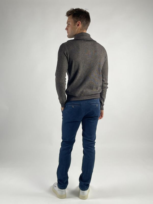 Lupetto zip Seinse - moro