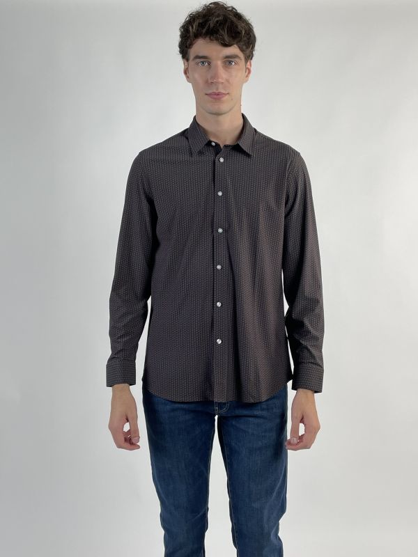 Camicia manica lunga Seinse - moro