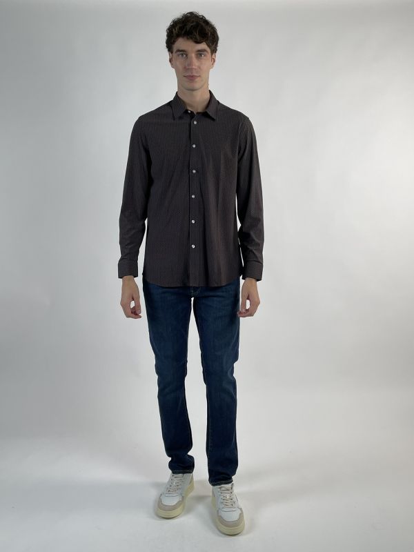 Camicia manica lunga Seinse - moro