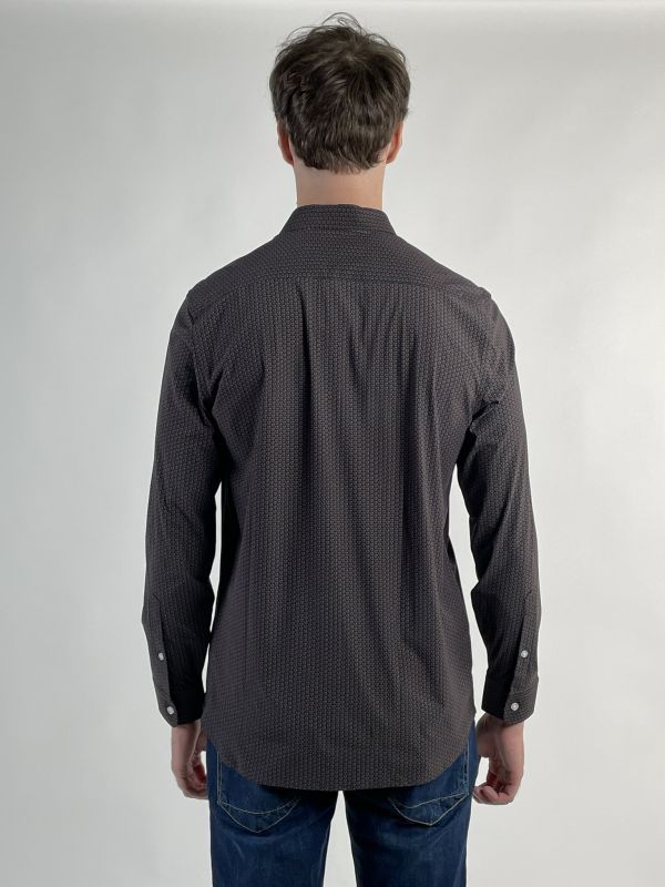 Camicia manica lunga Seinse - moro