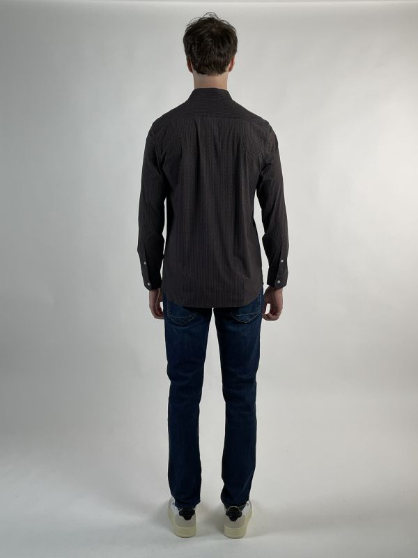 Camicia manica lunga Seinse - moro