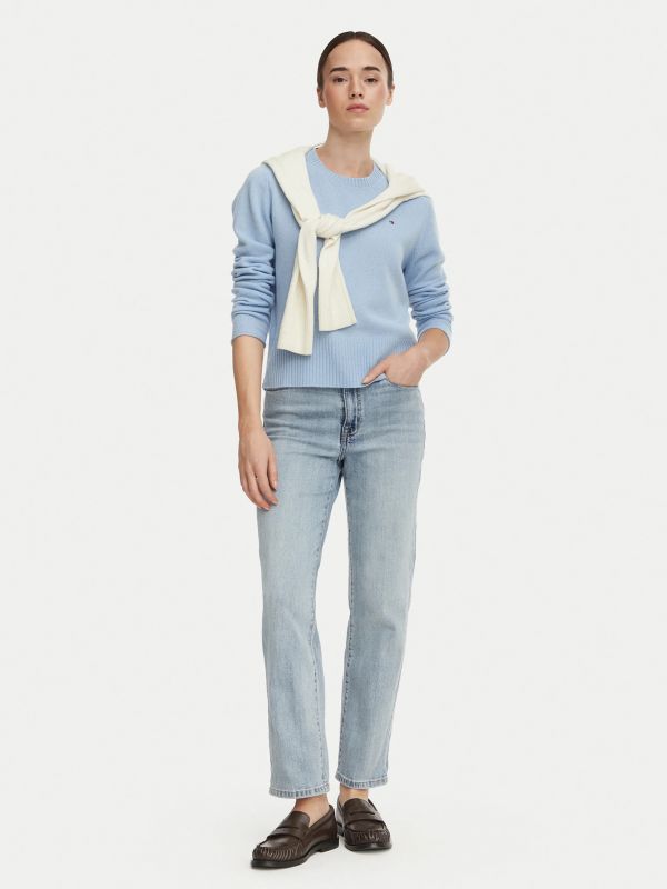 Maglia manica lunga Tommy Hilfiger - light blue