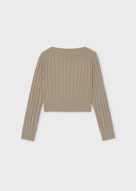Maglia manica lunga Mayoral - nocciola