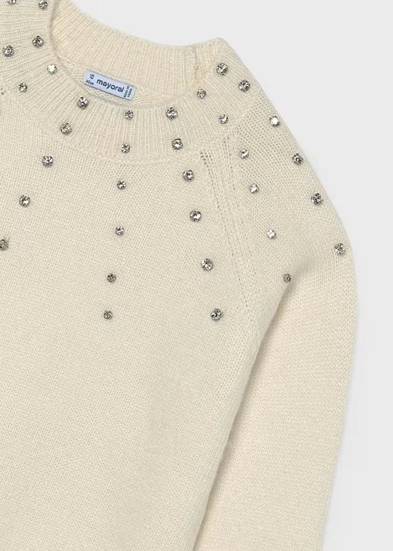 Pullover manica lunga Mayoral - crema