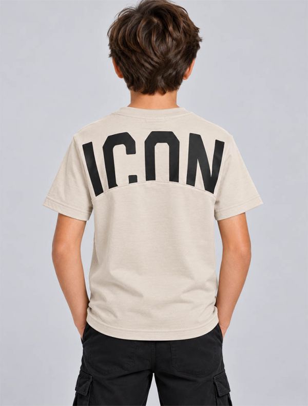 T-shirt manica corta Icon - sabbia