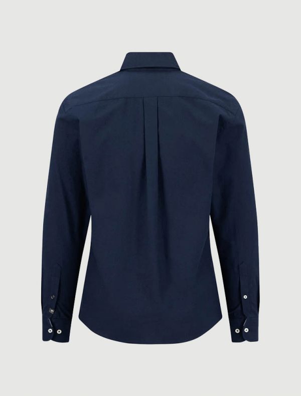 Camicia manica lunga casual Fynch-hatton - navy