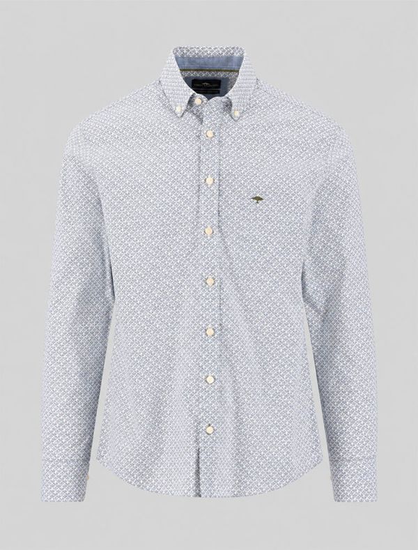 Camicia manica lunga casual Fynch-hatton - azzurro