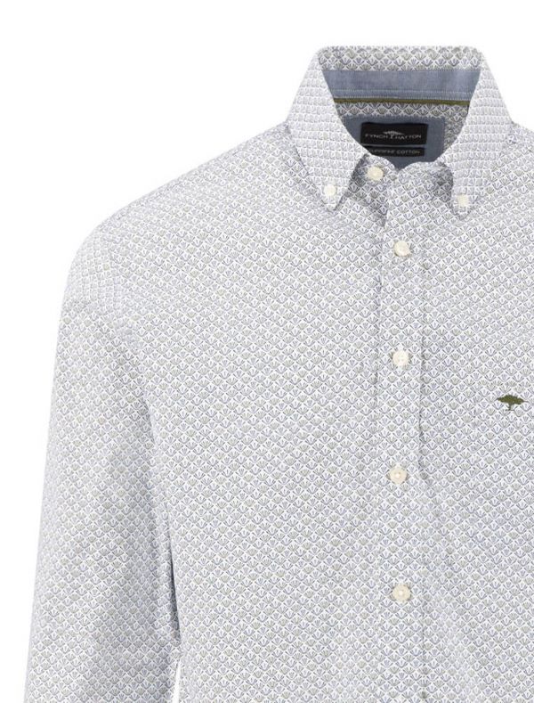 Camicia manica lunga casual Fynch-hatton - azzurro