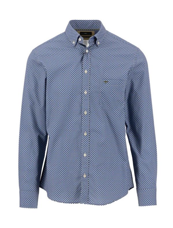Camicia manica lunga casual Fynch-hatton - cobalto