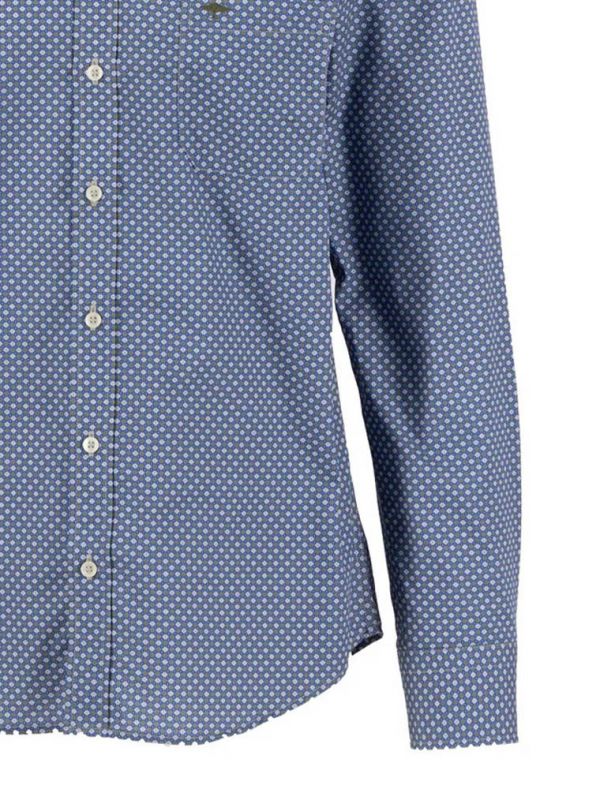 Camicia manica lunga casual Fynch-hatton - cobalto