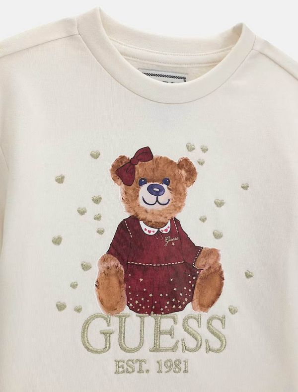 Maglia in felpa Guess - white