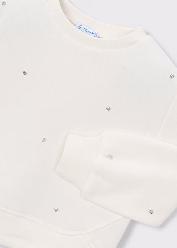 Maglia in felpa Mayoral - ecru