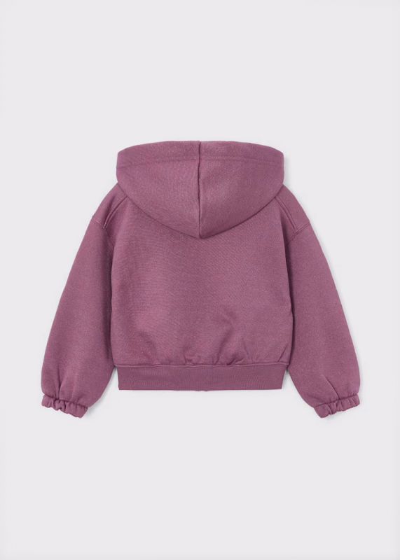 Maglia in felpa aperta Mayoral - violetta
