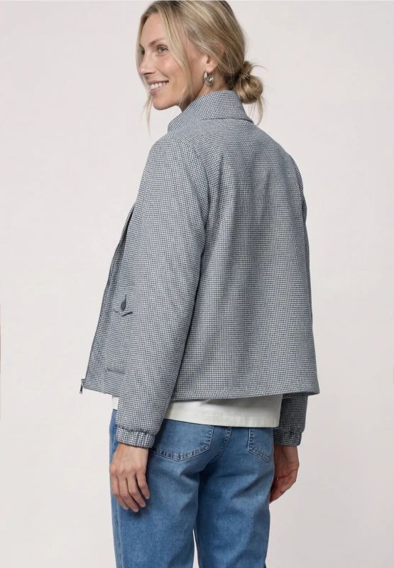 Maglia in felpa aperta Street One - blu