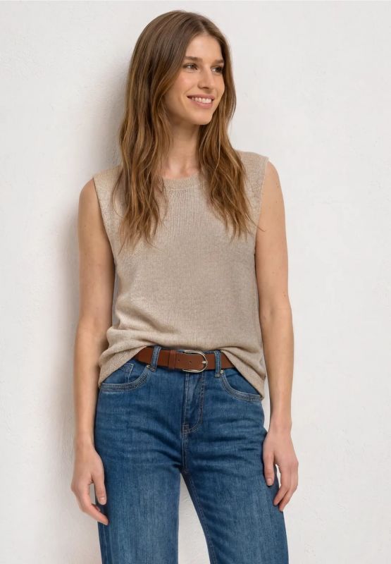 Maglia manica corta Street One - beige