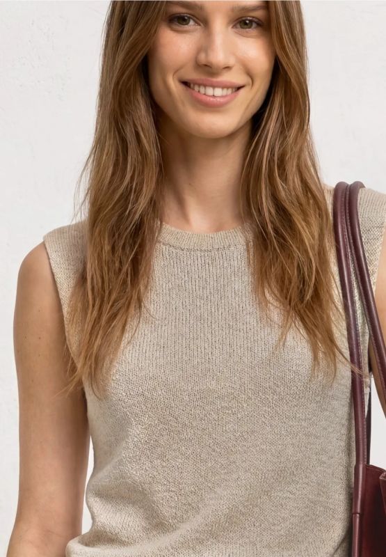 Maglia manica corta Street One - beige