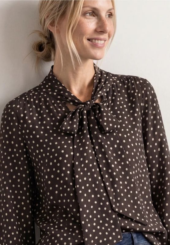 Camicia manica lunga Street One - moro
