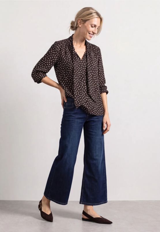Camicia manica lunga Street One - moro