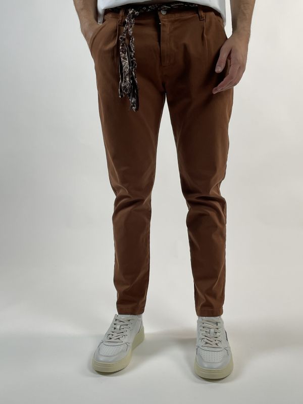 Pantalone casual Over-d - tabacco