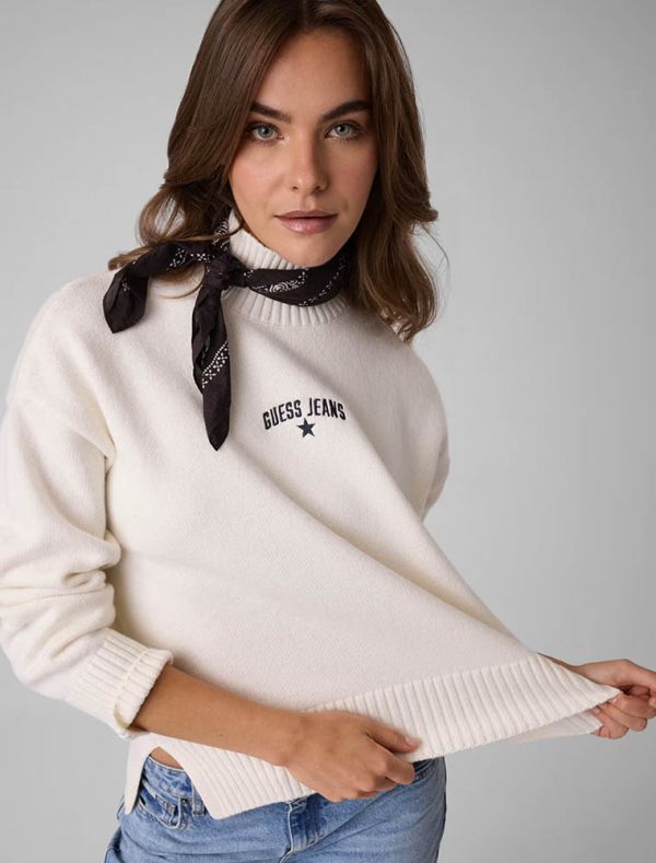 Lupetto Guess Jeans - bianco