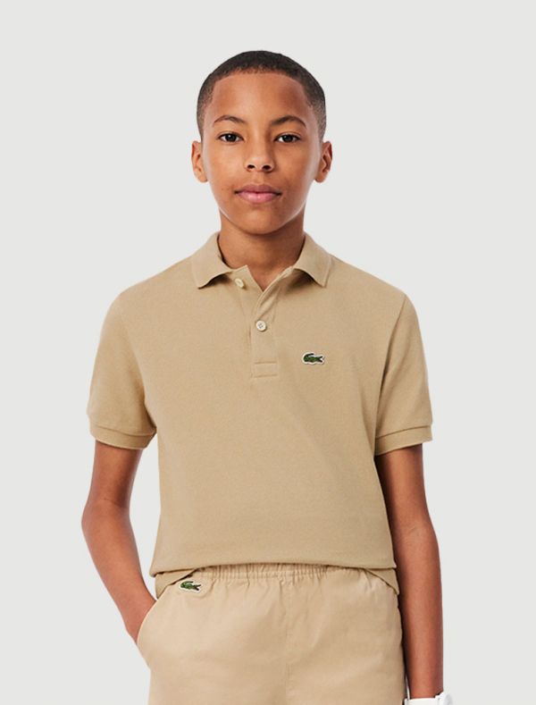 Polo manica corta Lacoste - beige
