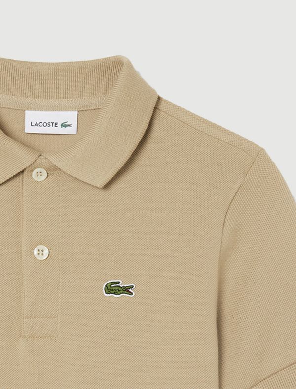 Polo manica corta Lacoste - beige