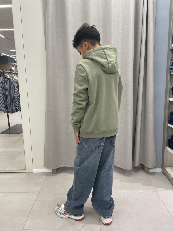 Maglia in felpa cappuccio Lacoste - verde militare