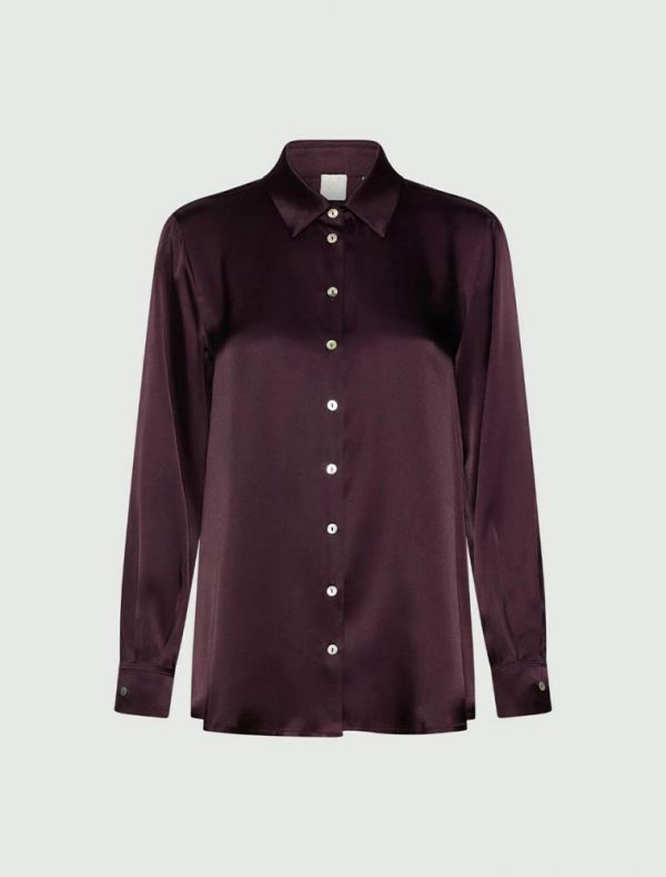 Camicia manica lunga Marella Monochrome - mora