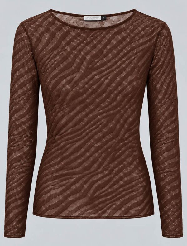 Maglia manica lunga Sublyme - brown