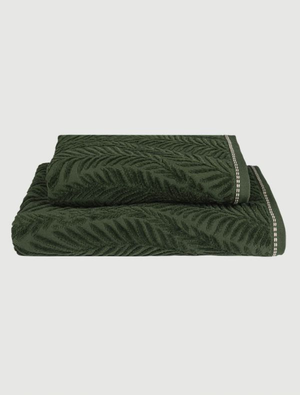 Completo asciugamani Atelier Fazzini - verde