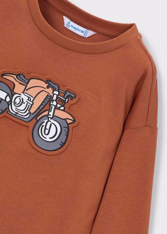T-shirt manica lunga Mayoral - coccio