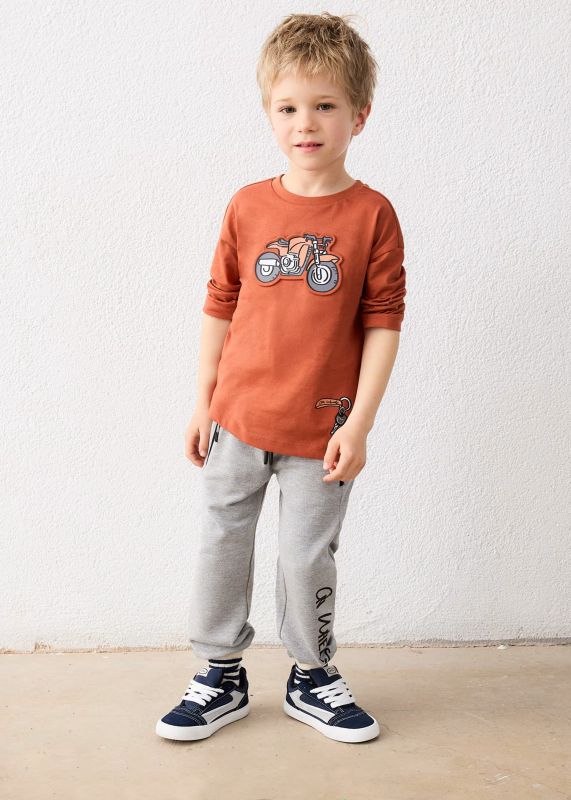 T-shirt manica lunga Mayoral - coccio